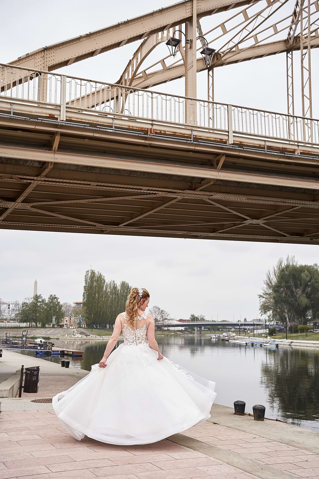 Anita mögött a révfalusi híd