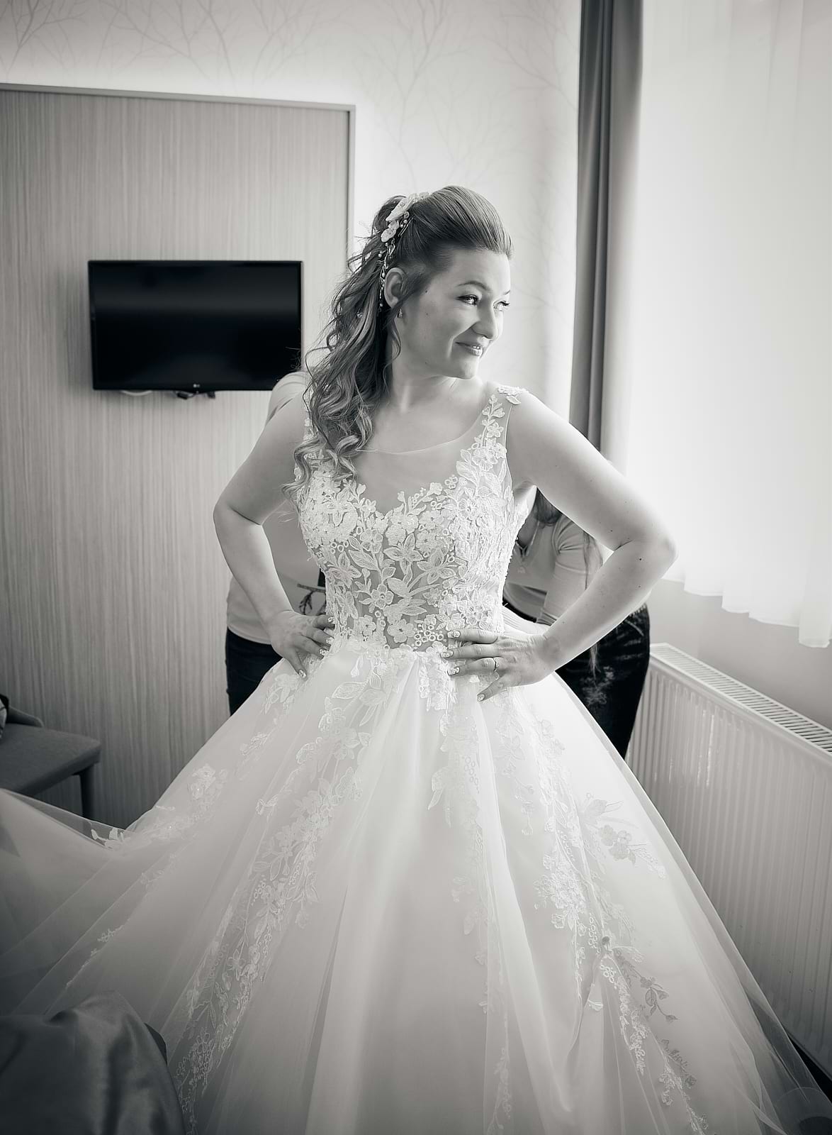 Anita készülődik az esküvőre