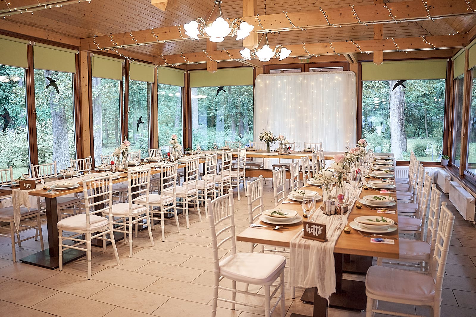 Orsi és Attila esküvői vacsorájának helyszíne