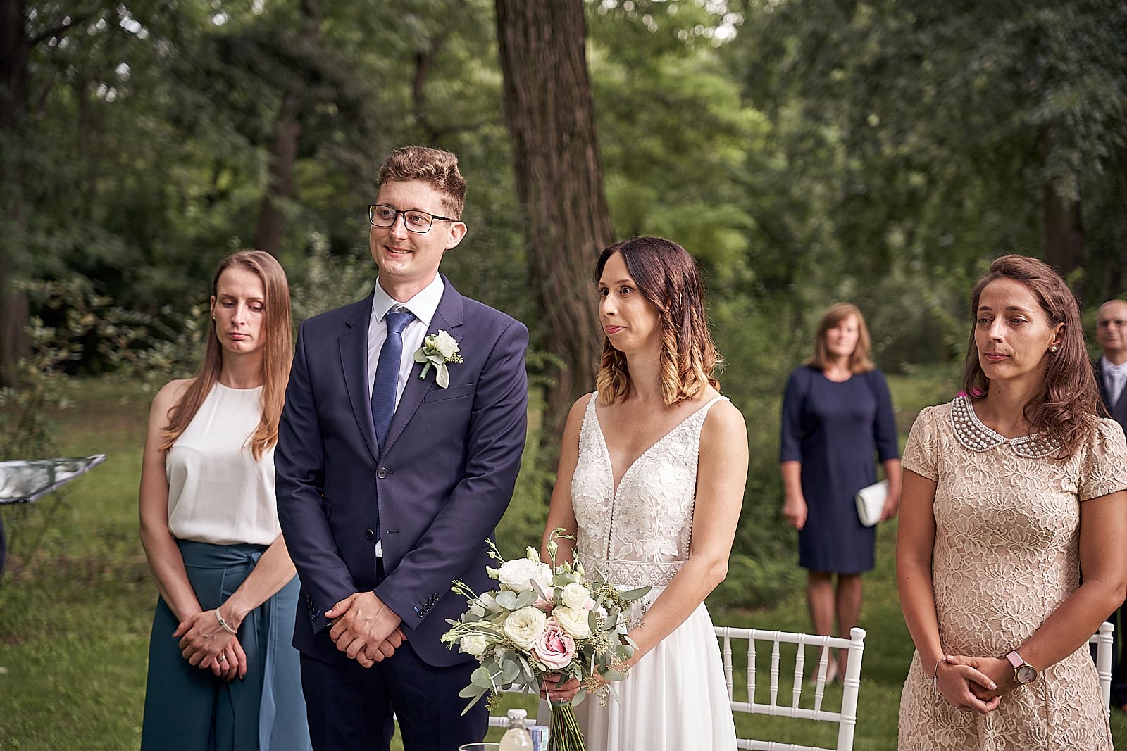 Orsi és Attila a tanúkkal